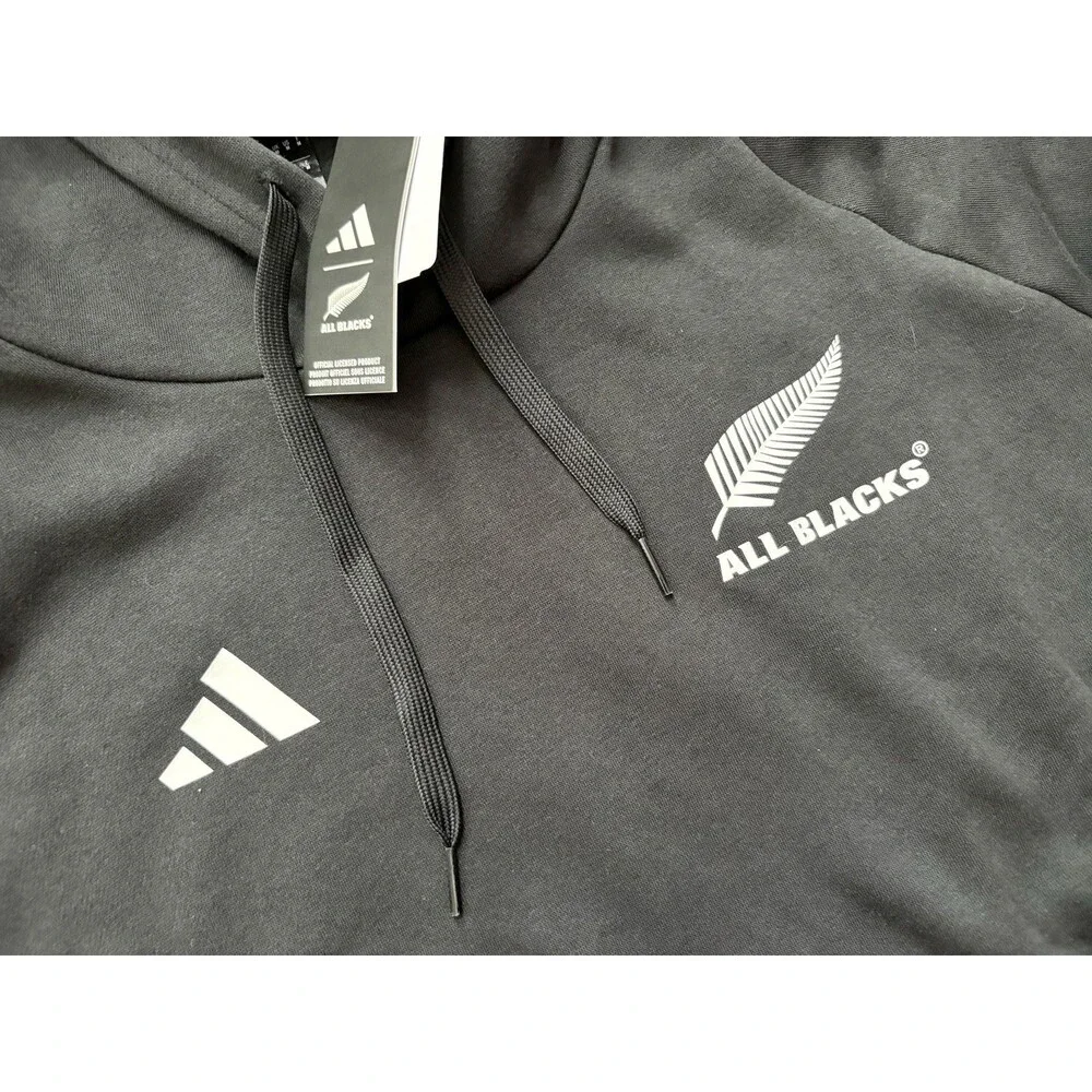 Adidas All Blacks Hoodie Sweatshirt Black Men’s Sz Medium JL5798